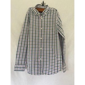 Boys Crew Cuts Button Down Checkered Shirt size 12
